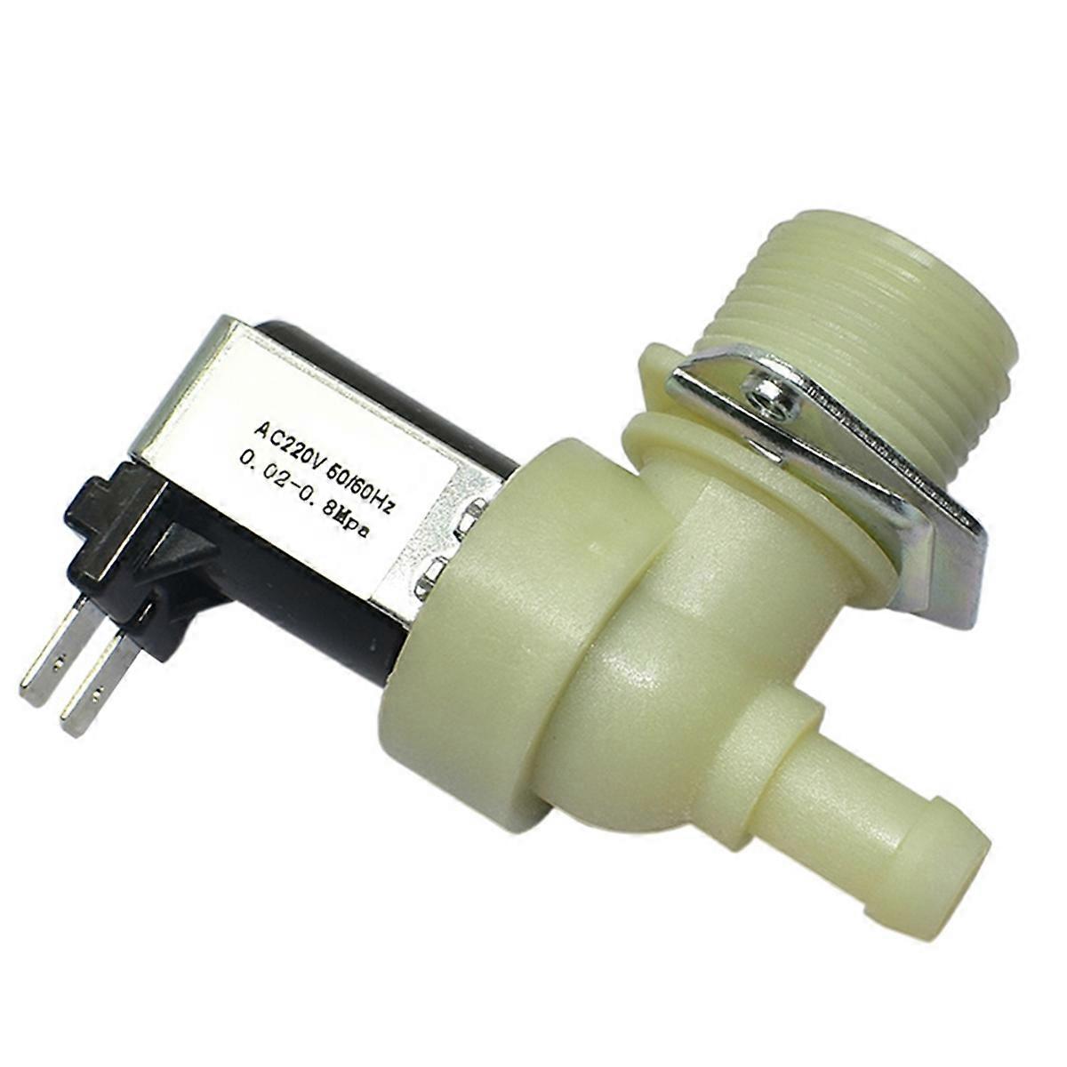 Universal Ice Machine Water Inlet Valve AC220V Solenoid Valve Plastic 6 Points Water Flow Switch Water Supply Valve