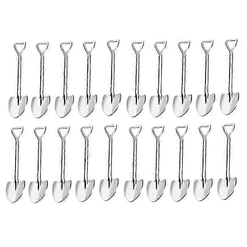 20 Pack Shovel Shape Espresso Spoons