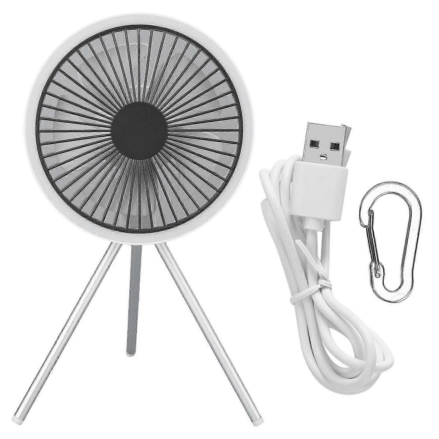 2025 Latest Model Portable Camping Fan 3 Level Adjustable Timing Function USB ...
