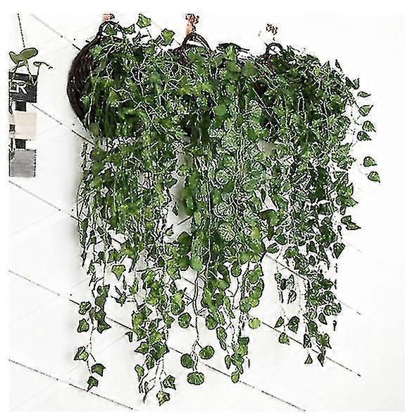 90cm Artificial Vine Plants Hanging Ivy Green Leaves Garland Radish Seaweed Grape