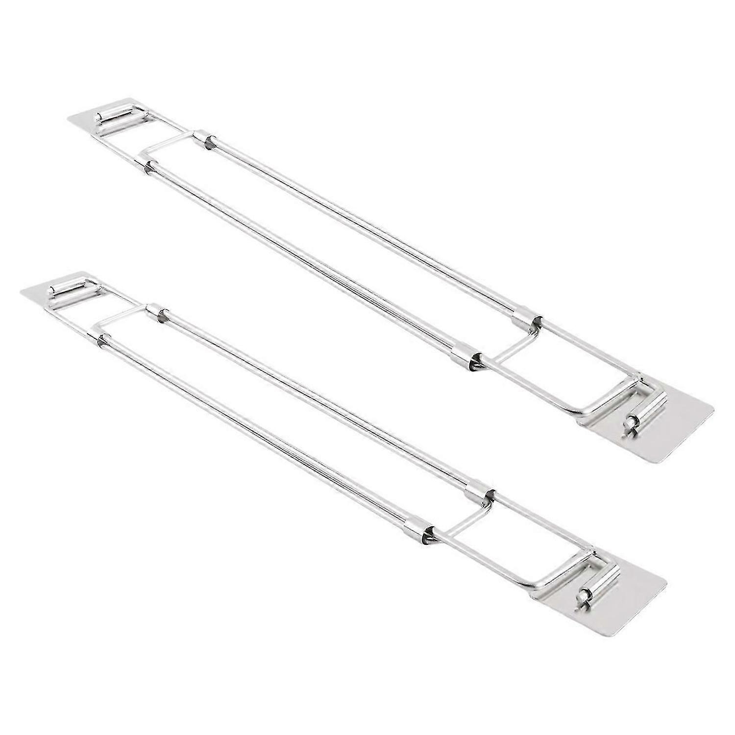 RV Secure Adjustable Bars, Food Stabilizers for RV Refrigerator (2Pc)
