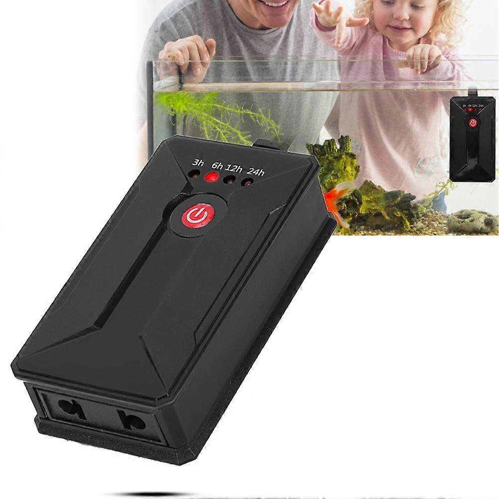 Aquarium Timer Switch ZYT21 MultiSegment 8.3x4.5x2.2cm Black