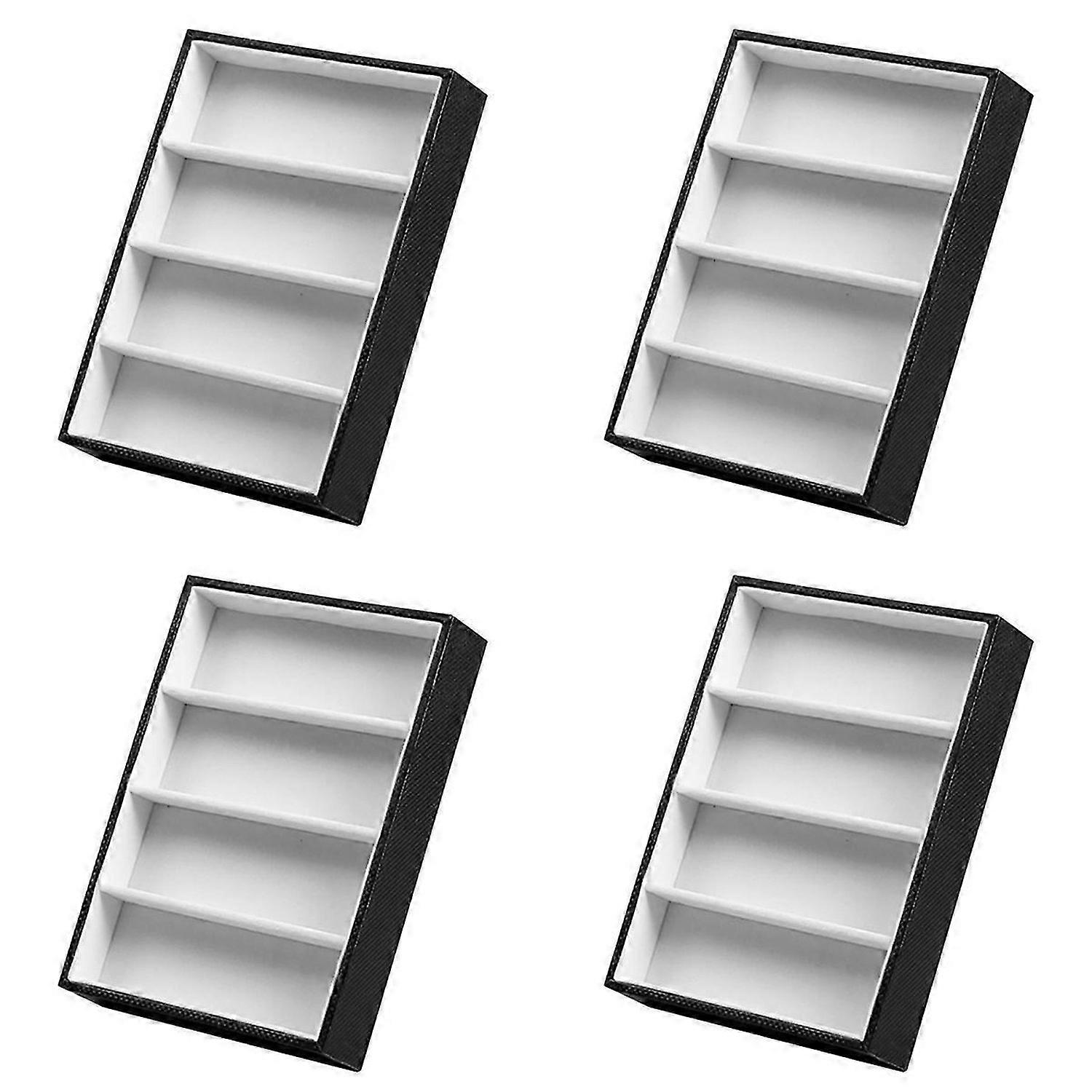 Sunglasses Display Glasses Cases 4 Grids Sunglasses Display - Black
