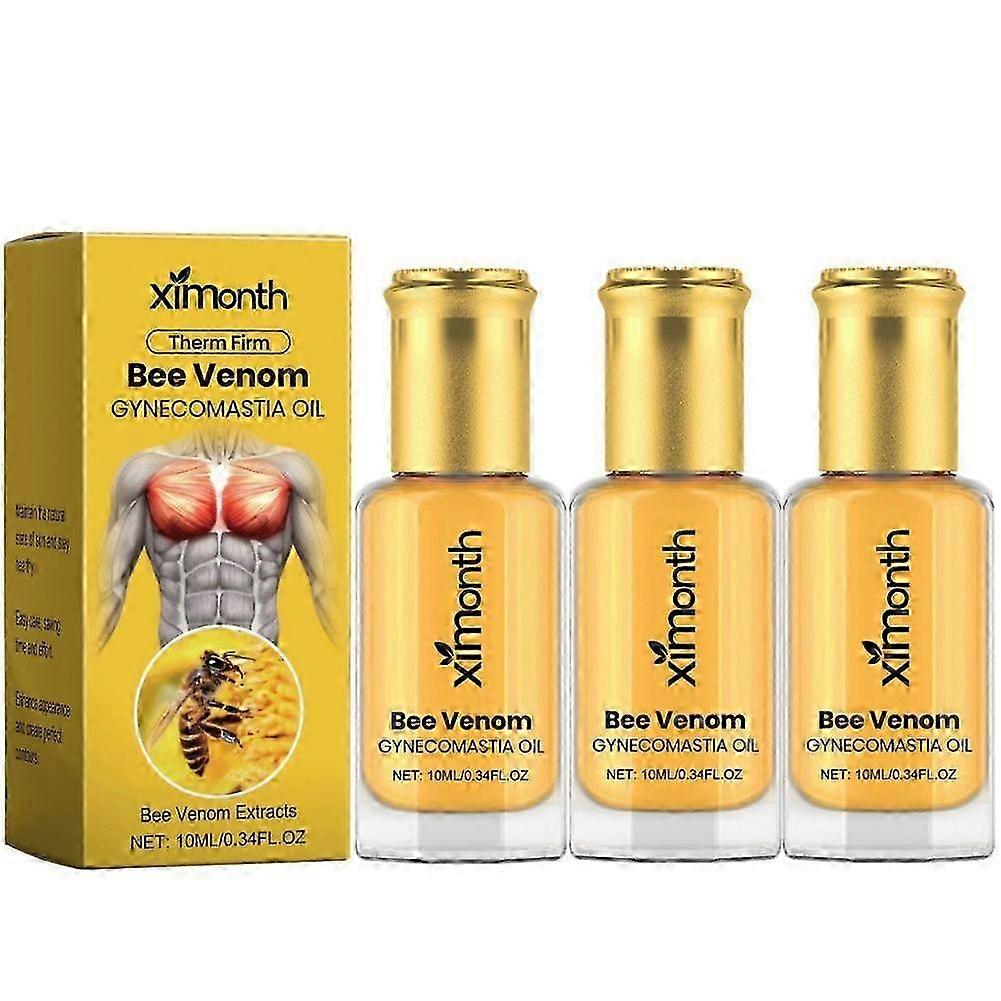 גברים תרמו ארס דבורים Gynecomastia הידוק שמן מרכיבים טבעיים שמן עיסוי חזה נוכח לגברים 2025