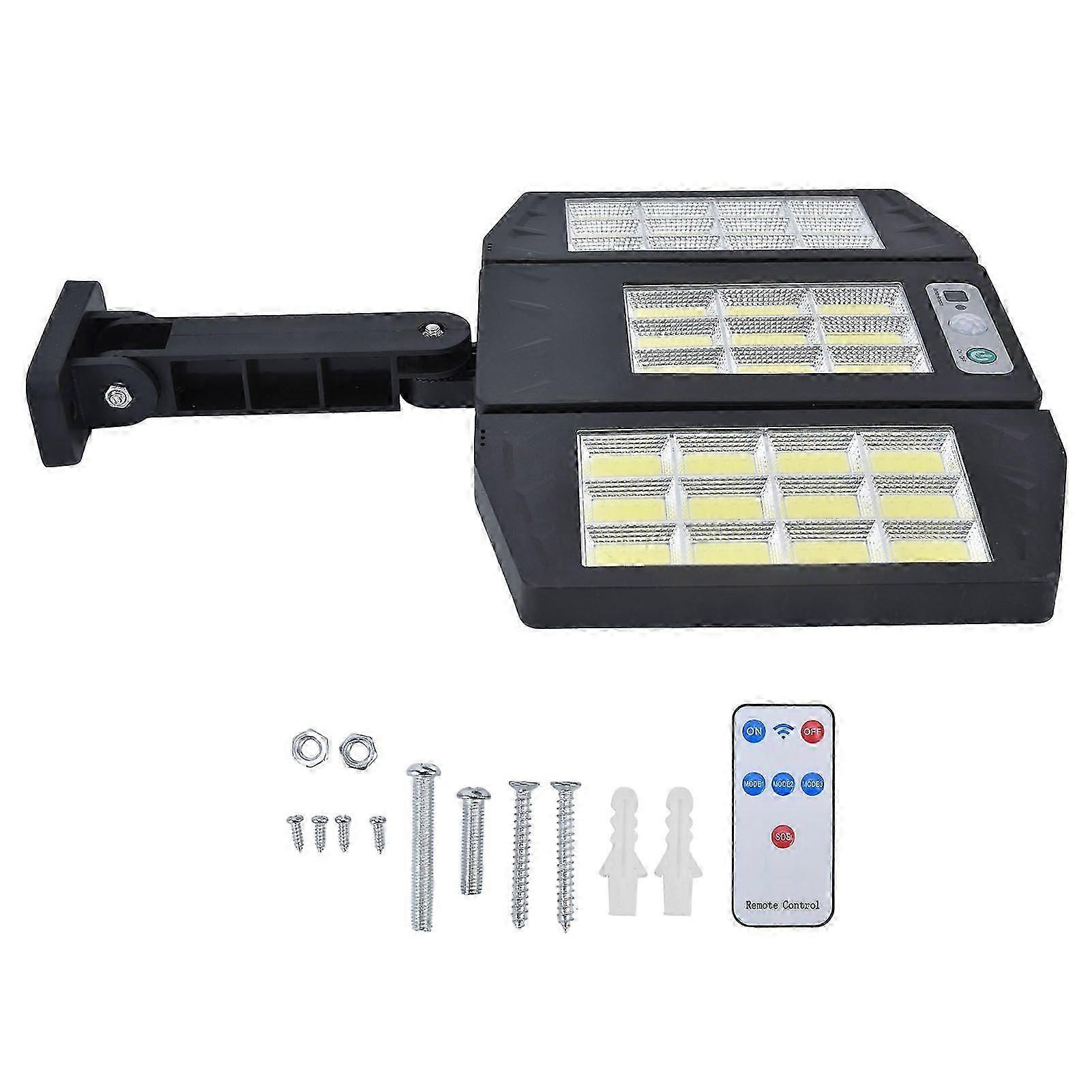33COB Solar Wall Light with Motion Sensor and Remote Control IP65 Waterproof for Garden and Outdoor