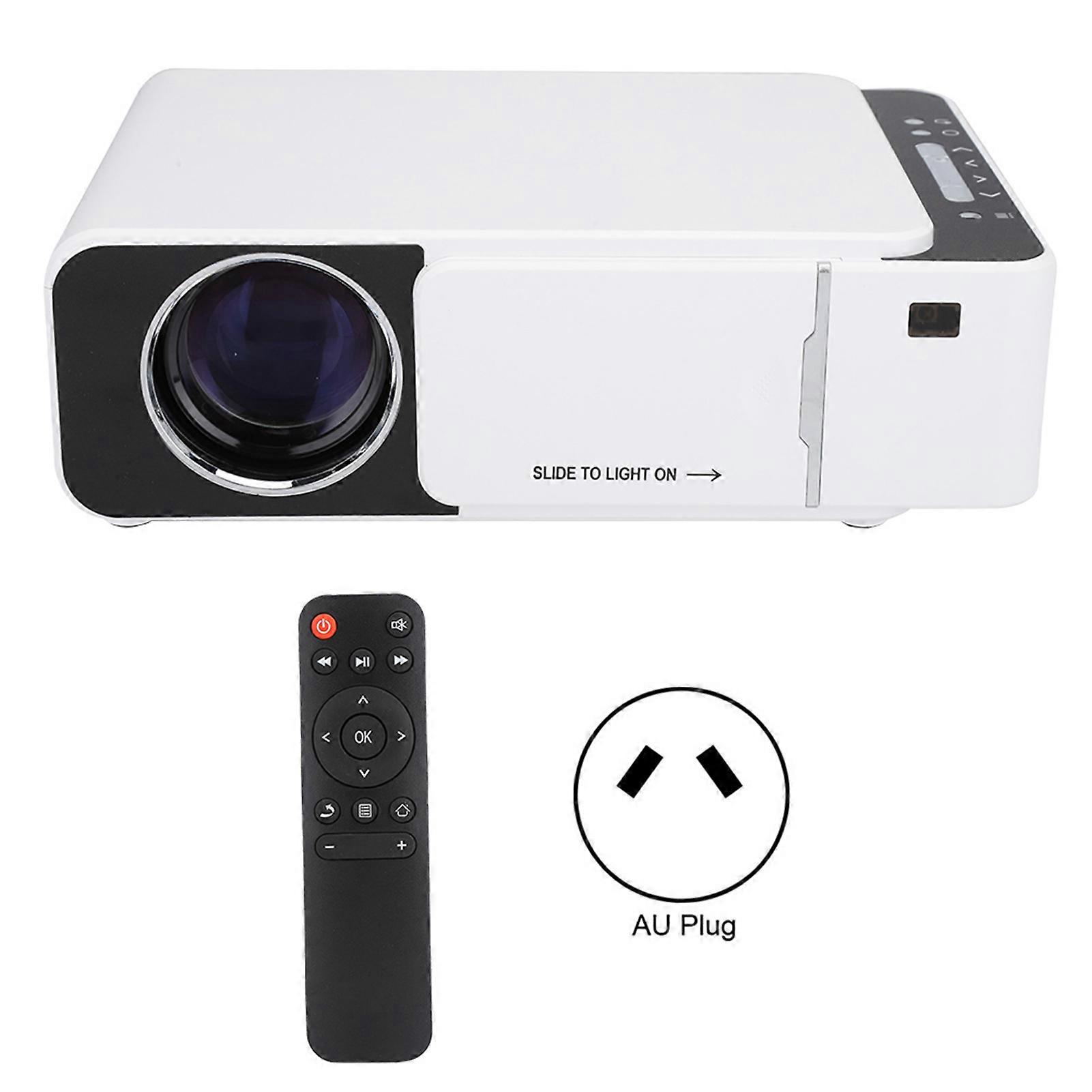 Portable HD LED Projector T6 - 600p, MultiLanguage, 1080p Decoding, Eye-Friendly Display