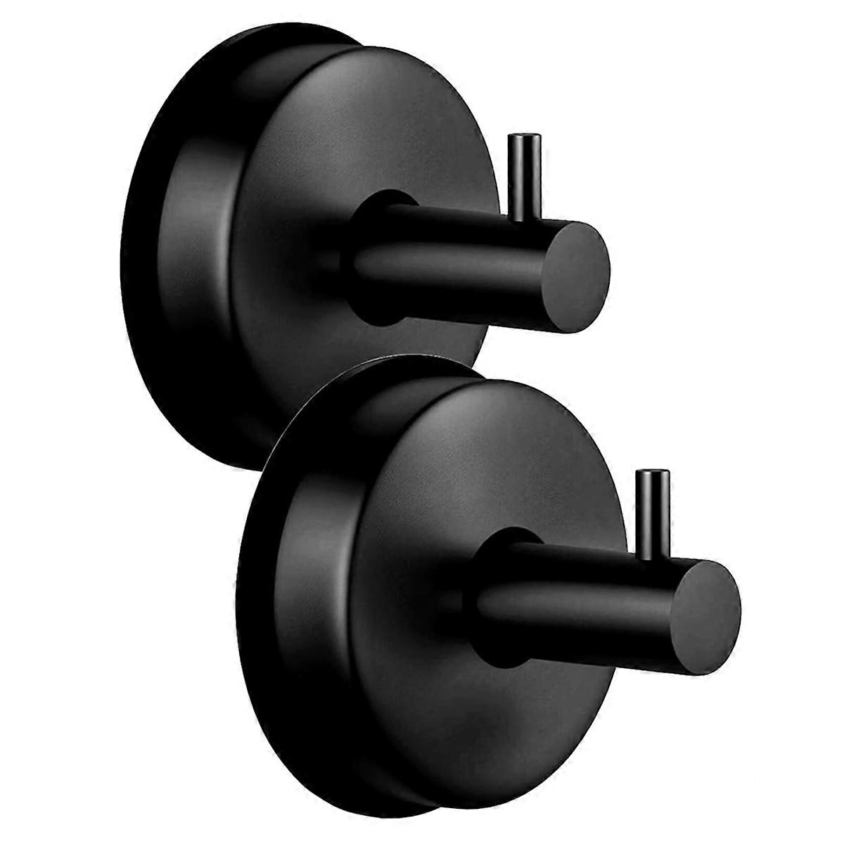 Suction Cup Hooks for Door Wreaths on Glass Suction Cup Hooks for Shower,No Drill Hook Hanging Towels Black