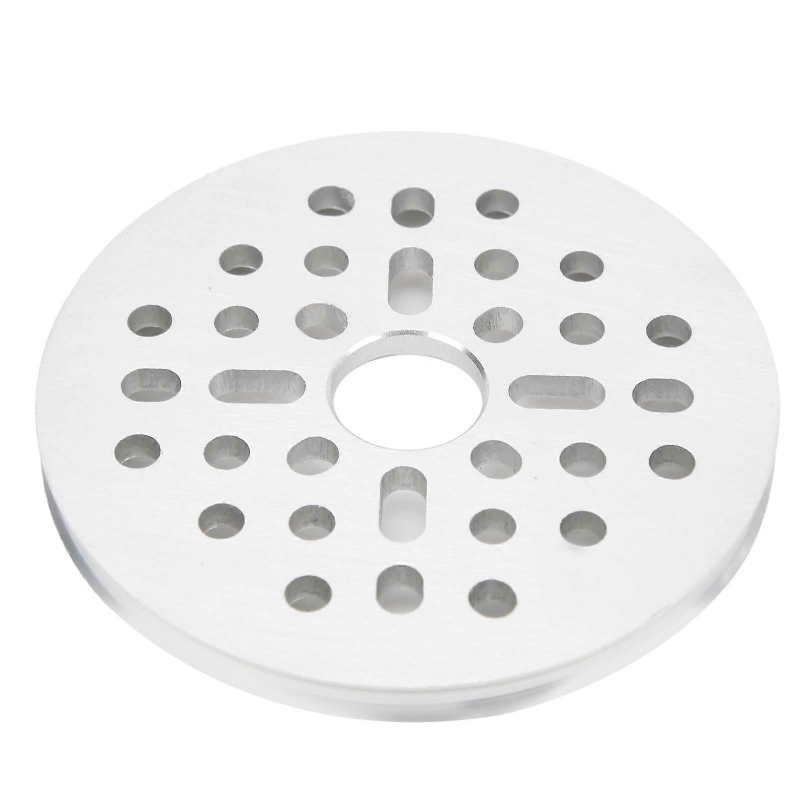Poulie à courroie ronde en alliage d'aluminium, ouverture de 14 mm, stable, faible bruit, roue motrice fixe, PD 64 mm