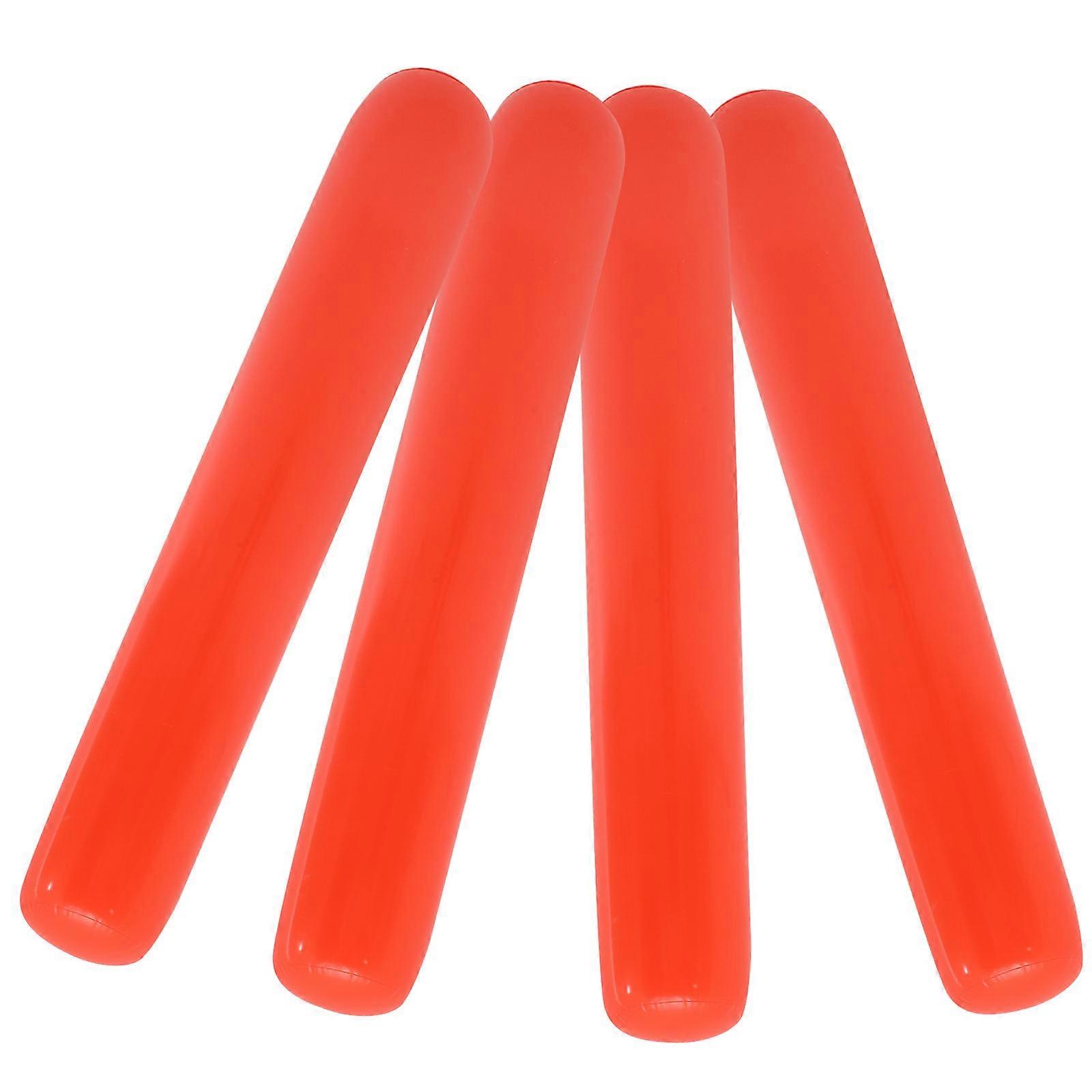 Inflatable Musical Instrument Cylindrical Water Park Red Pvc Durable Noise Maker 4Set