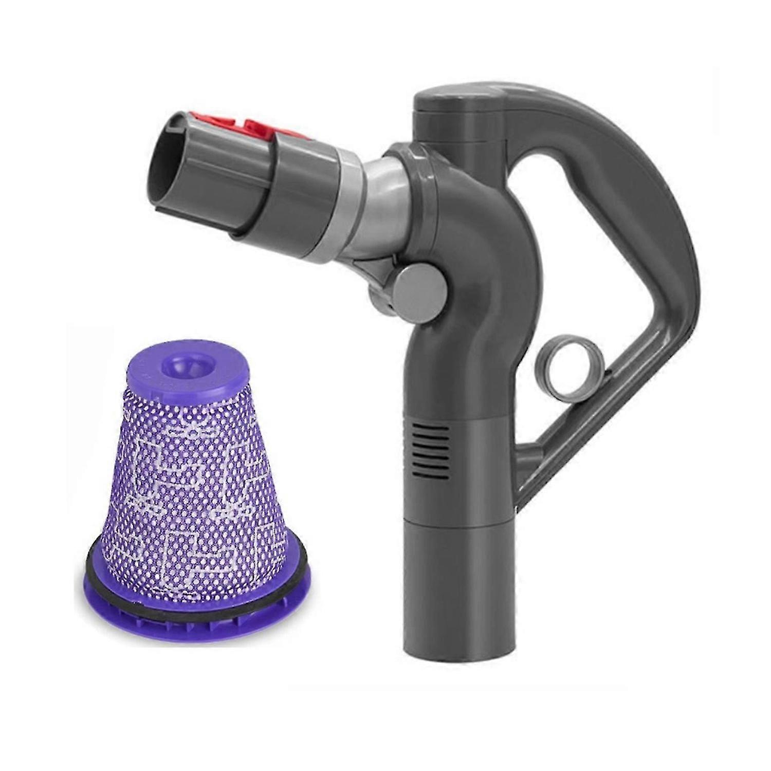 Bendable Wand Handle with Filter for Vacuum Attachment