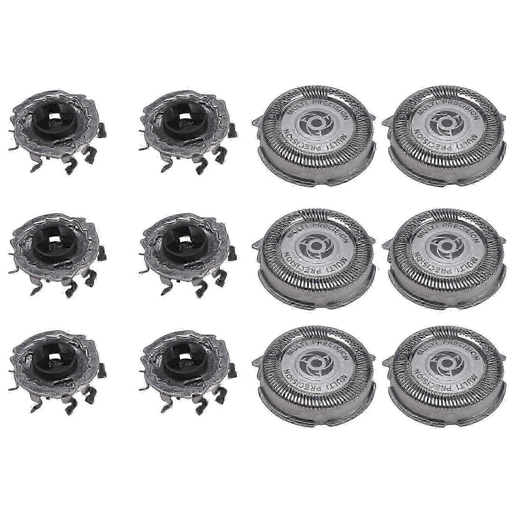 Replacement Heads Pack of 6 for Series 5000 Shavers S5000 S5420 S5380 S5351 with MultiPrecision Blades