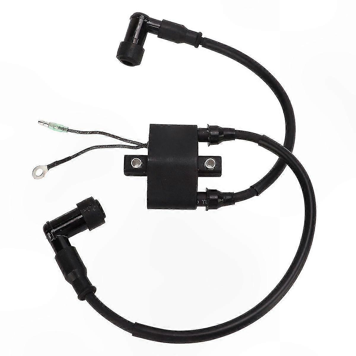 Ignition Coil with Plug Cap for 25-30HP Outboard Motors 3A0-06048 Replacement Part