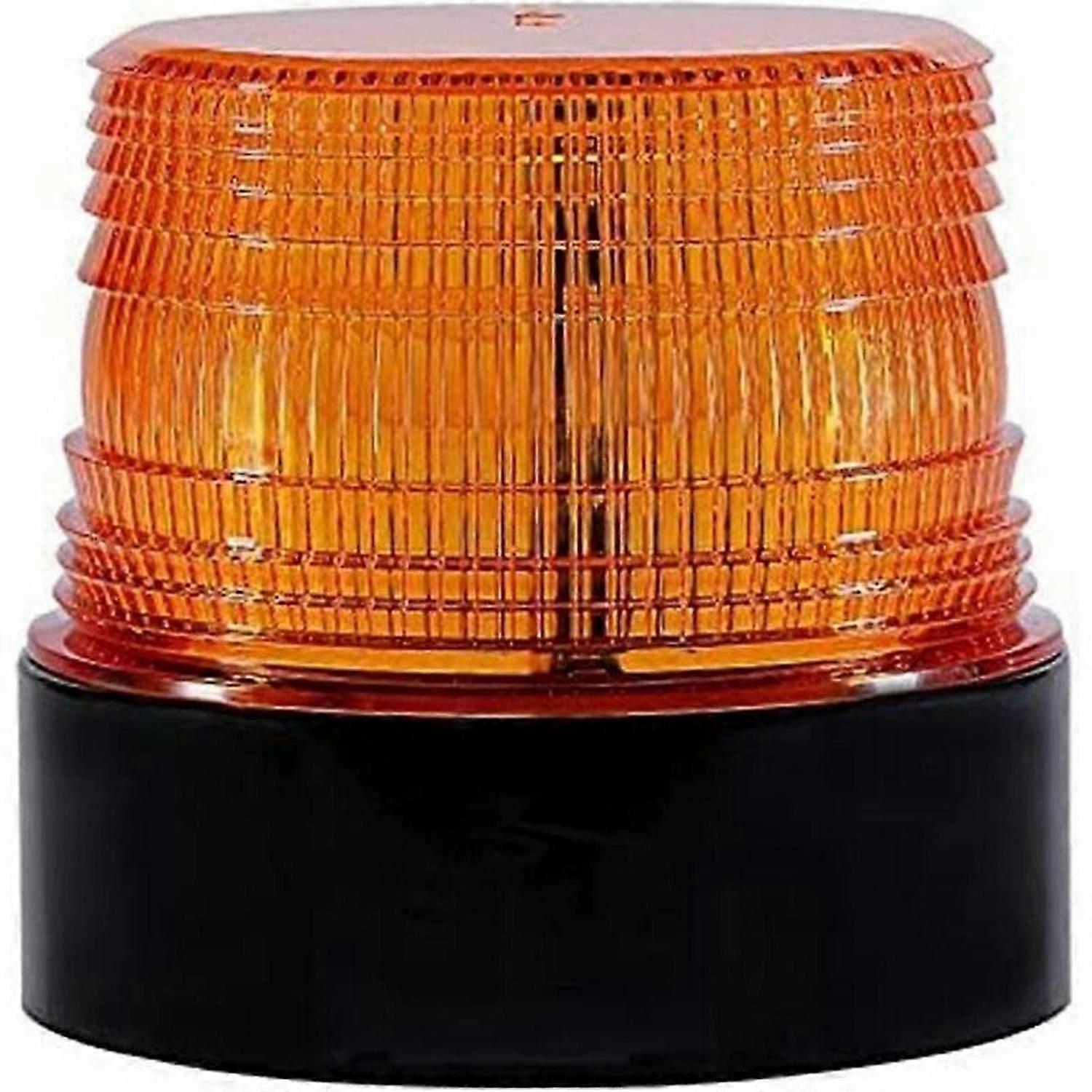 12V LED Wireless Strobe Light Magnetic Flashing Emergency Warning Lights (Orange)