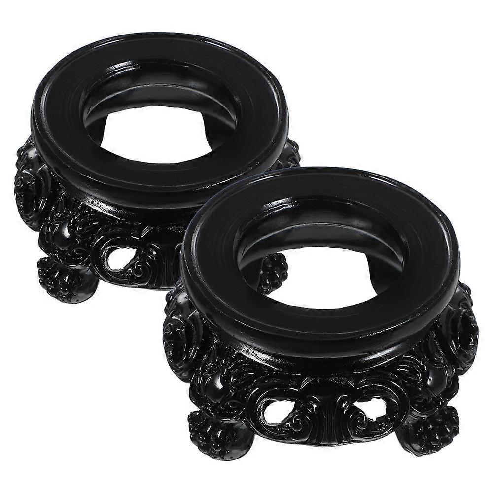 Crystal Sphere Stand Resin Base Decorative Ball Display for Home 6Pcs