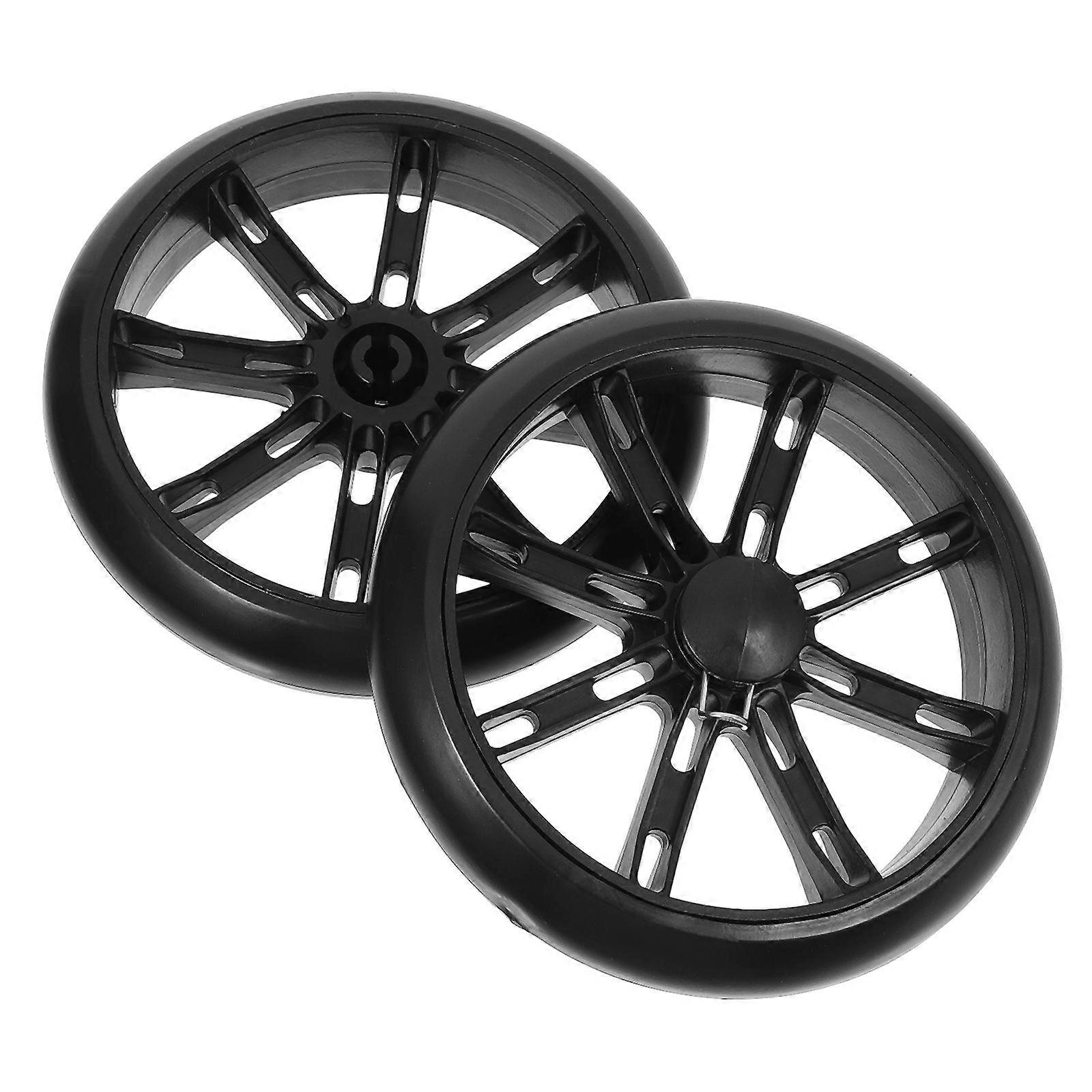 Push Cart Wheels Replacement Grocery Cart Wheels for 2Pcs Set