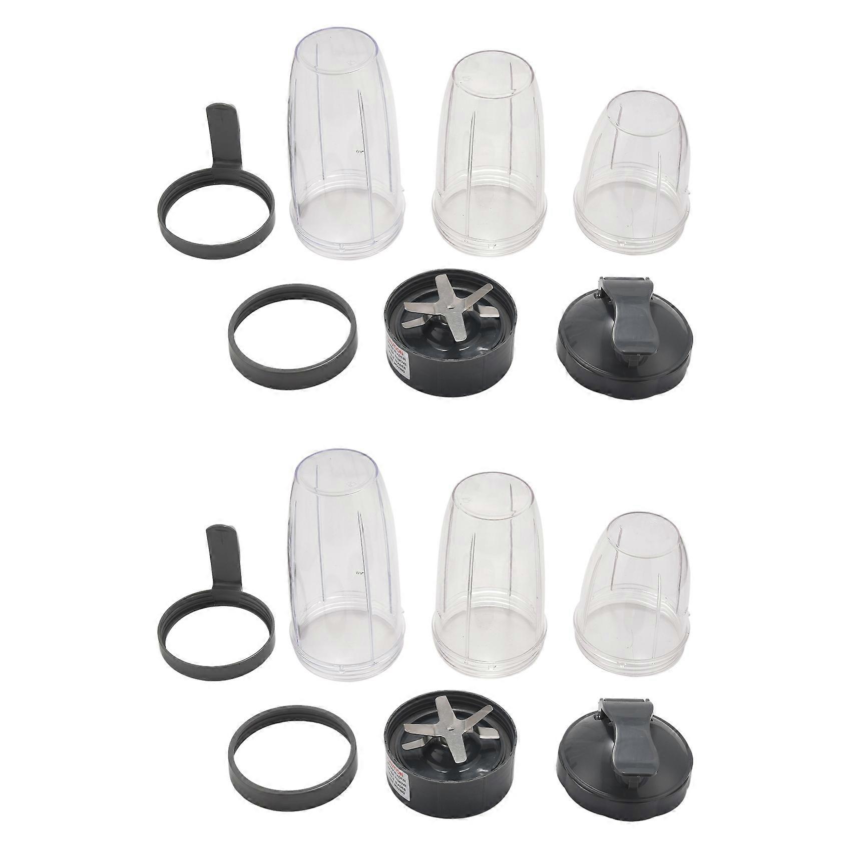 2X Cup and Blade Set for Replacement High-Speed Blender Mixer System for Replacement with