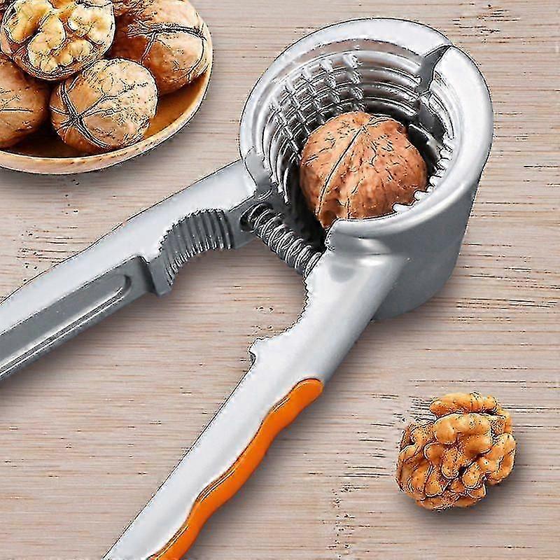 Heavy-duty Alloy Nut Cracker Tool for UK Kitchens - Efficiently Shells Almonds, Walnuts and Hazelnuts