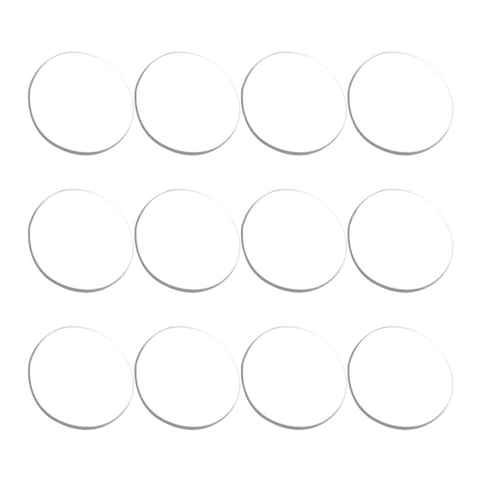 Clear Glass Table Rubber Bumper Pads for Floor 36Pcs Pack