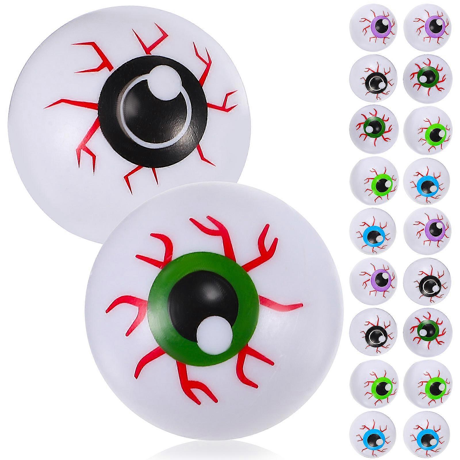 Halloween Eyeballs Decoration 40 Pcs Realistic Shape Assorted Favors For Halloween Parties