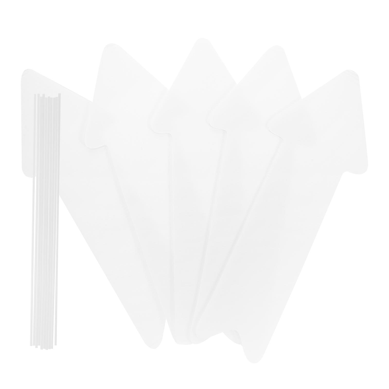 Blank Yard Sign Stake Decor Set Of 10 Pcs Perfect For Lawn And Garden Use Arrow Shape Suitable For Indoor And Outdoor Decoration