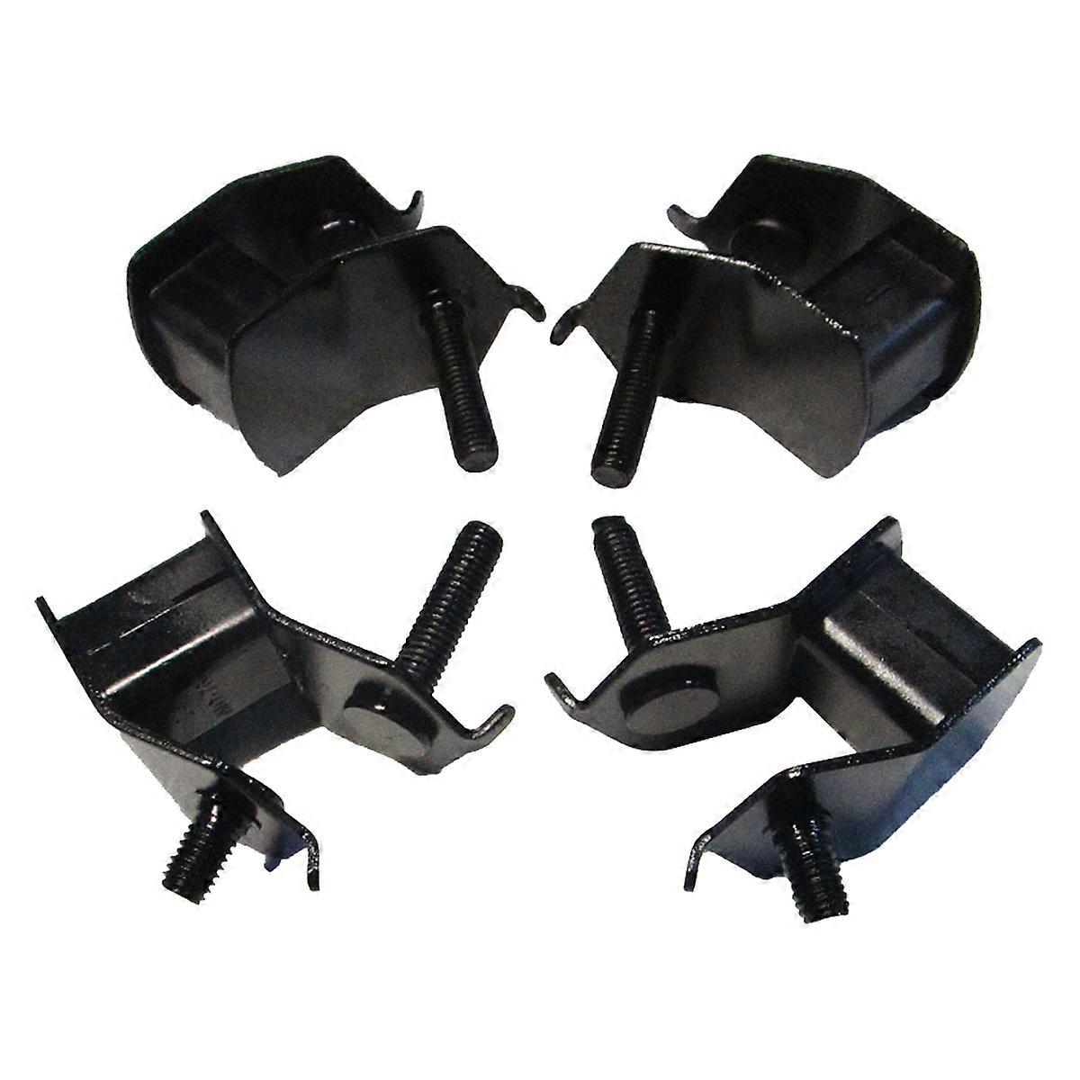 Anti Vibration Motor Mounts 12 Pcs For Generator And Motor Applications In Black With Vibration Damping Function