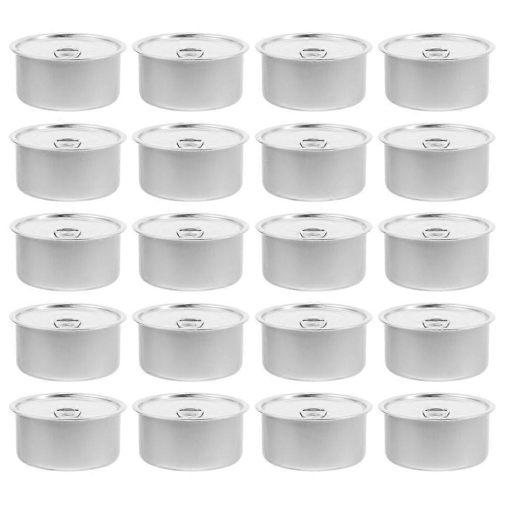 40Pcs Self-Seal Tin Can Aluminum Container for Food Storage Use