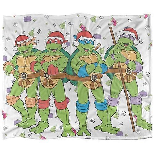 TMNT Silky Heroes Holiday Supersoft Blanket