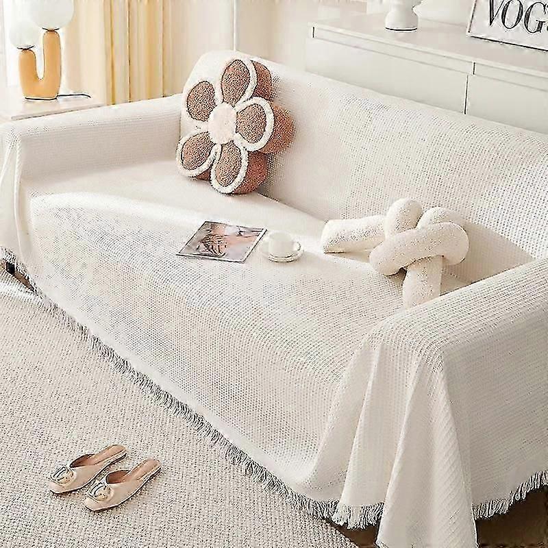 Sofföverdrag Filt Vävd handduk för vardagsrum möbler inredning gobeläng sofföverdrag