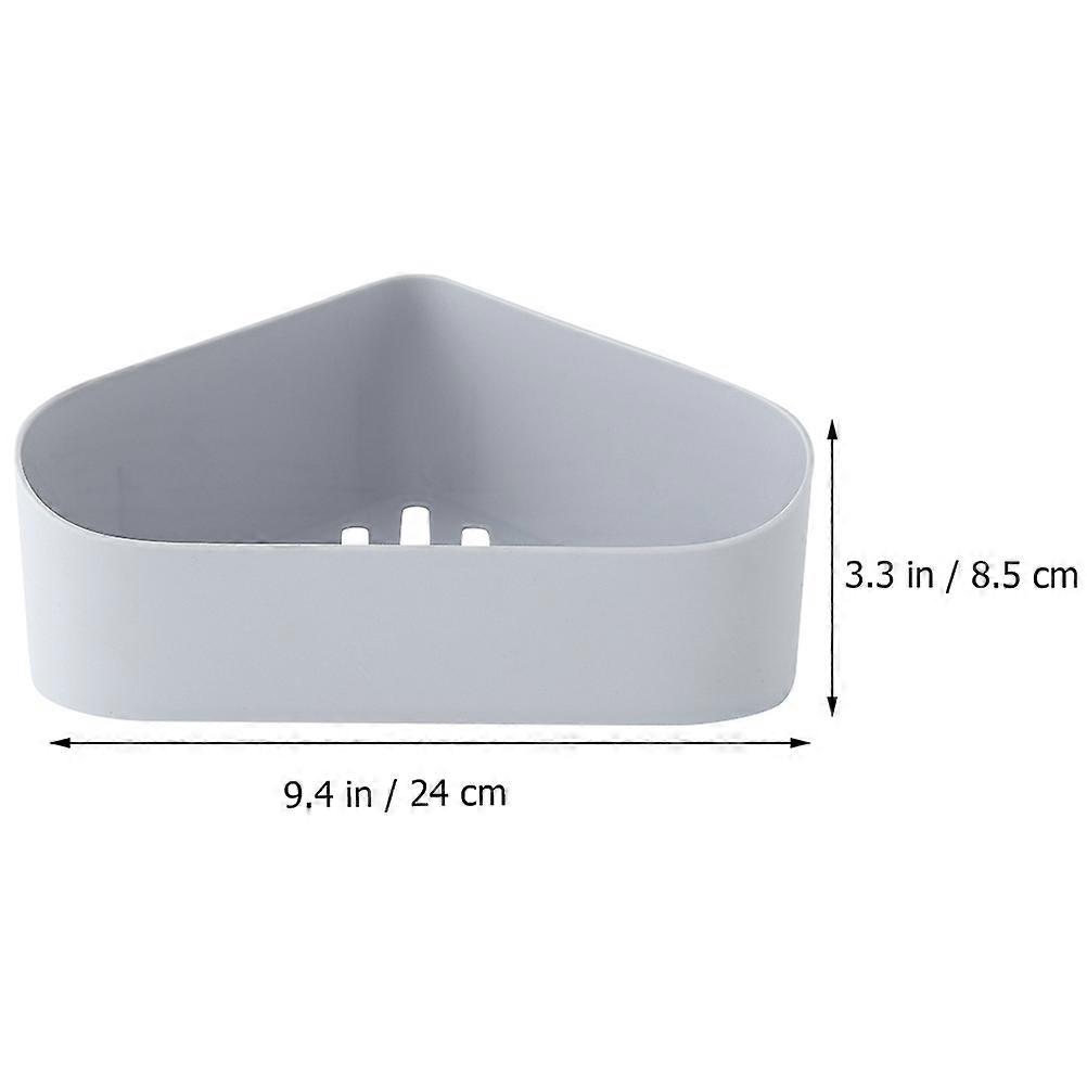 Plastic Storage Shelf for Kitchen 4Pcs Bathroom Wall-Mount Storage Rack