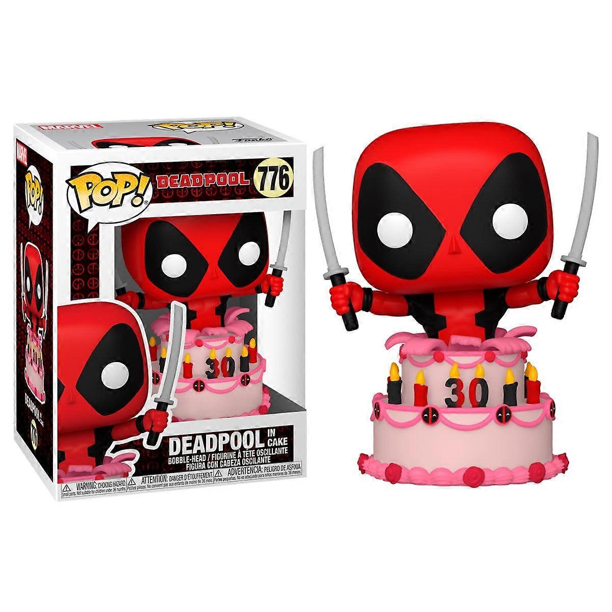 Deadpool 30th Anniversary Figure with Cake Topper
