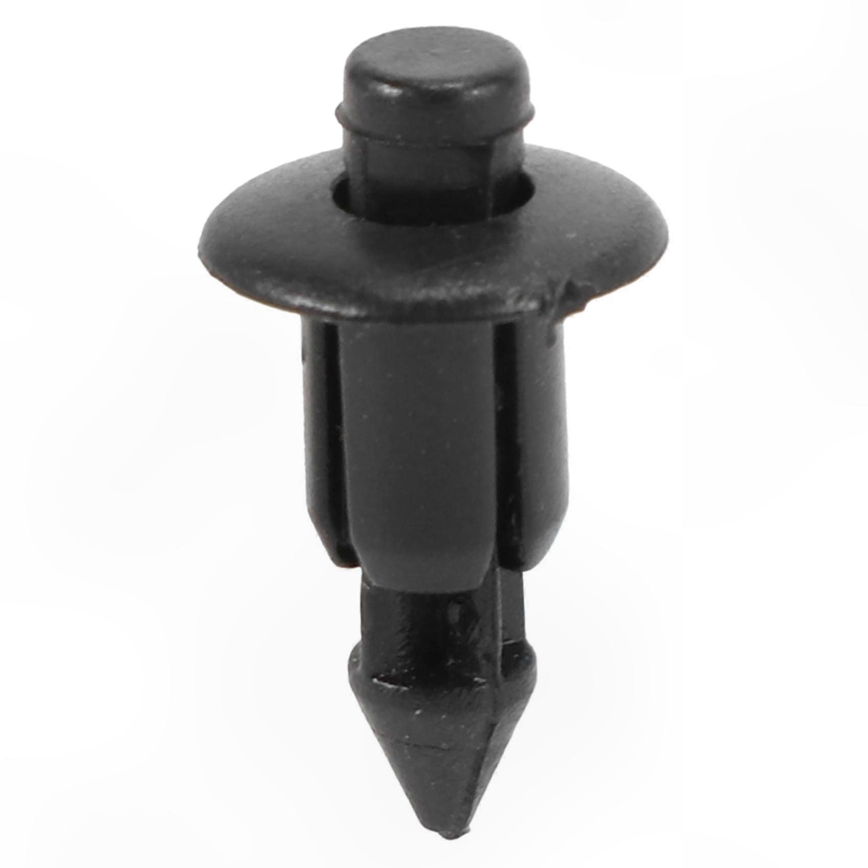 6mm Plastic Rivets for Motorcycle Fairing Clips - 50 Pack Universal Fitment