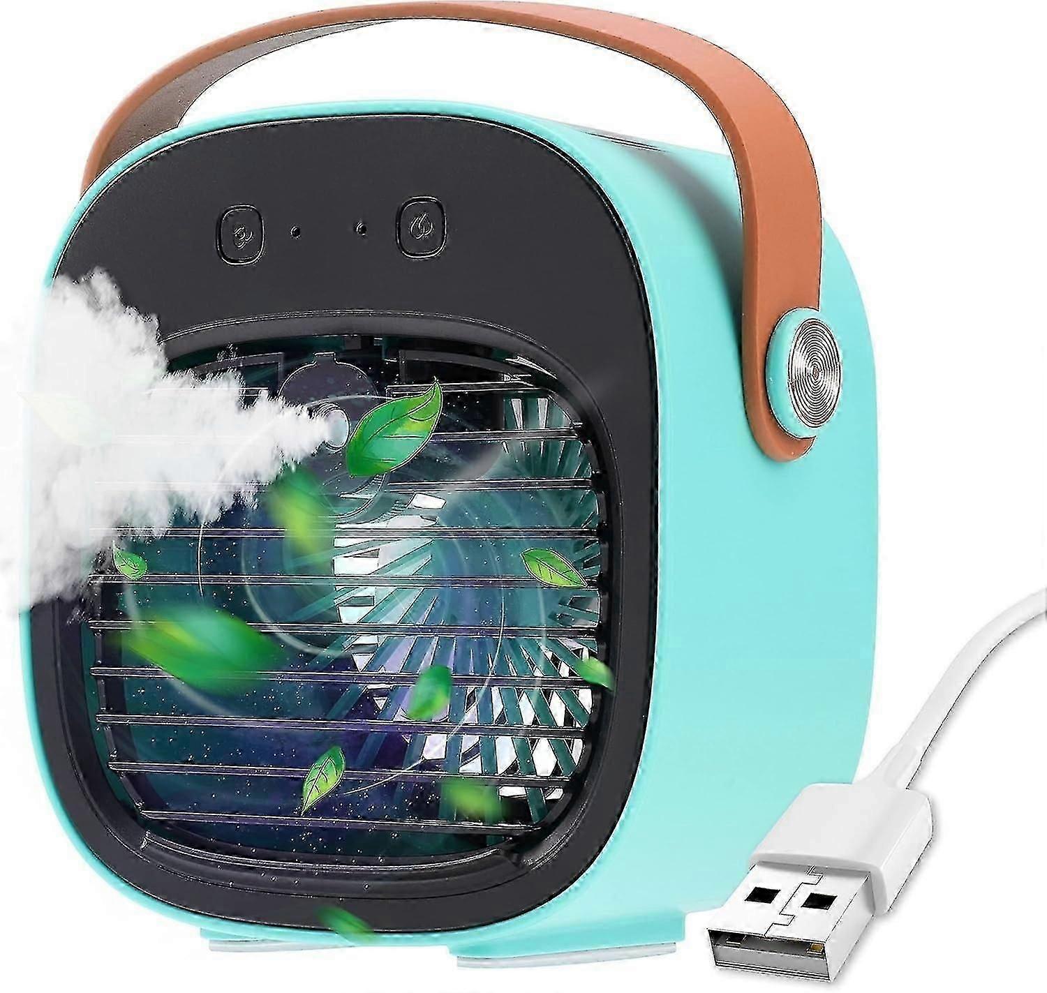 Office Portable Water Cooling Fan (Blue)
