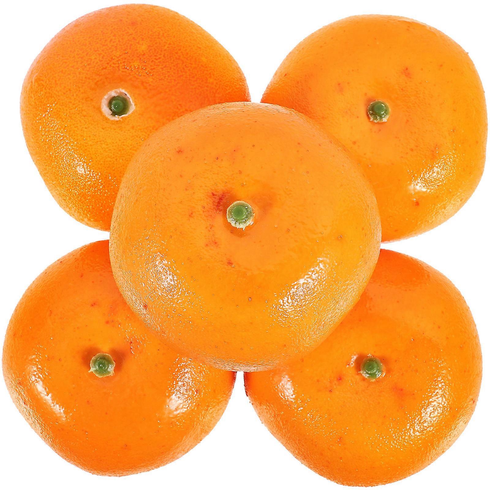 Simulation Oranges 15 Pcs Decor Accessories Suitable For Party Display Orange Fruits
