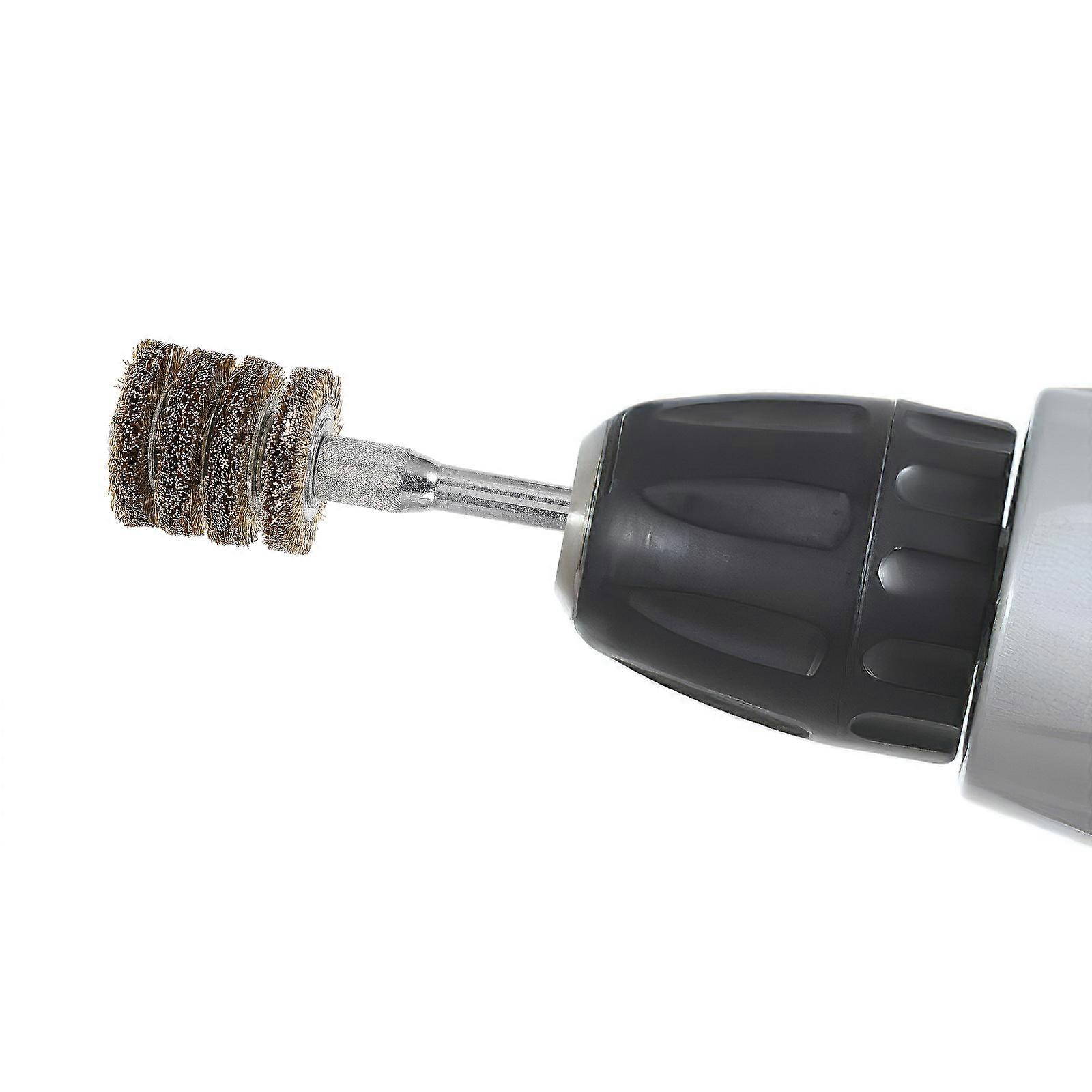 Wire Brush for Drill Metal Rust Remover Attachment 4Pcs Polishing Set