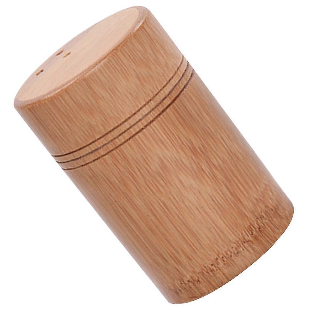 Toothpick Box Bamboo Holder for Home Use 2Pcs Khaki Storage Organizer