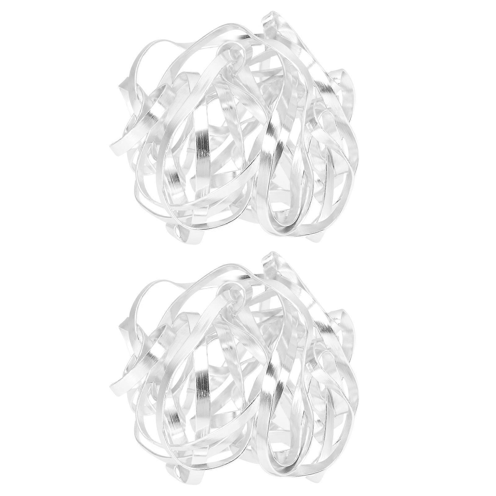 Flower Fixator DIY Flower Arrangement Tools Flexible 10Pcs Silver