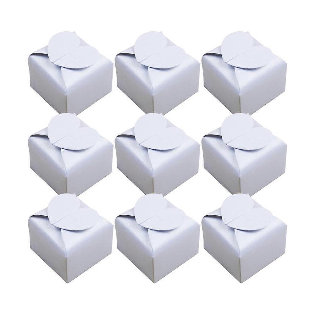 Candy Paper Box Gift Packaging for Storage Use 150Pcs White