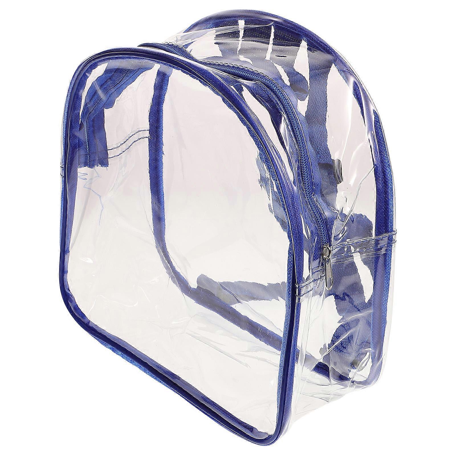 Clear Backpack Heavy Duty for Security 3Pcs Transparent PVC Shoulder Bag