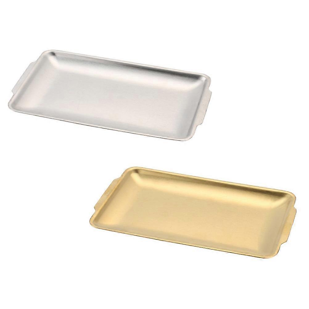 Multicolor Stainless Steel Plate for Kitchen Use with 4Pcs Set