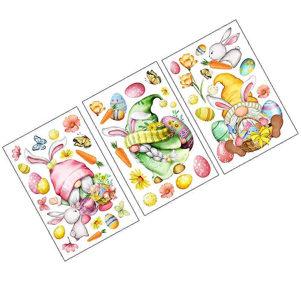 Easter Decorative Decal Window Cling for Decoration 2Sets