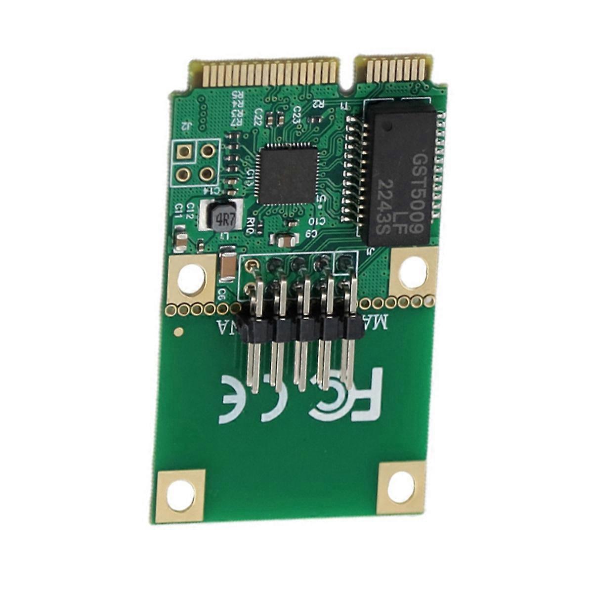 MINI PCI-E to Gigabit Ethernet Server Network Card Curved PIN