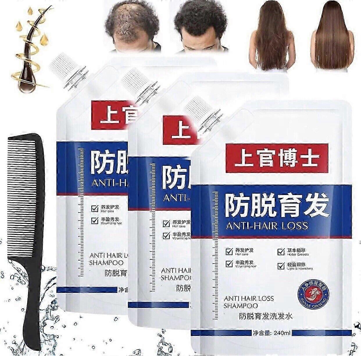 1-3Balenie šampónu proti vypadávaniu vlasov Dr. Shangguan robí vlasy silnejšími a hustejšími