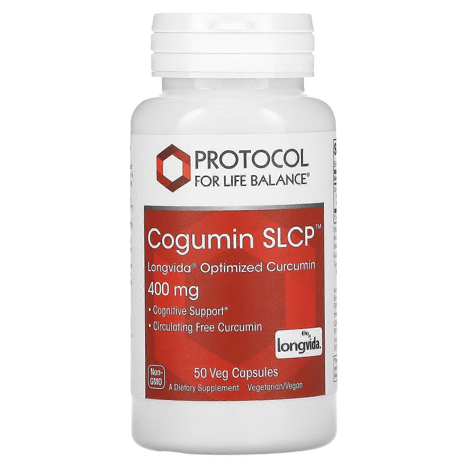 Protocol for Life Balance, Cogumin SLCP, 400 mg, 50 Veg Capsules