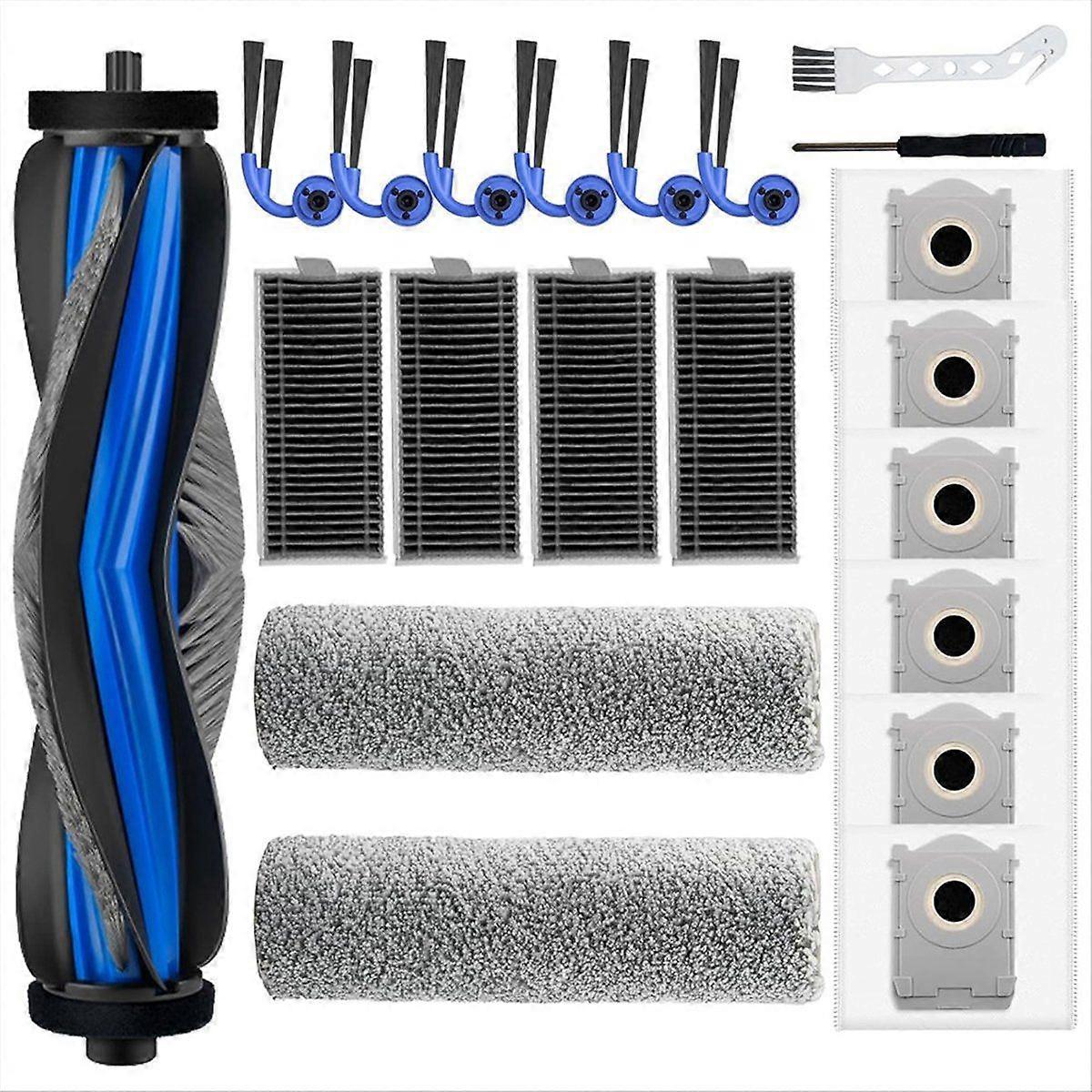 21Pcs for X9 Pro Omni/X9 Pro Robotic Vacuum Cleaner Parts Main Side Brush Mop Roller Filter Dust Ba