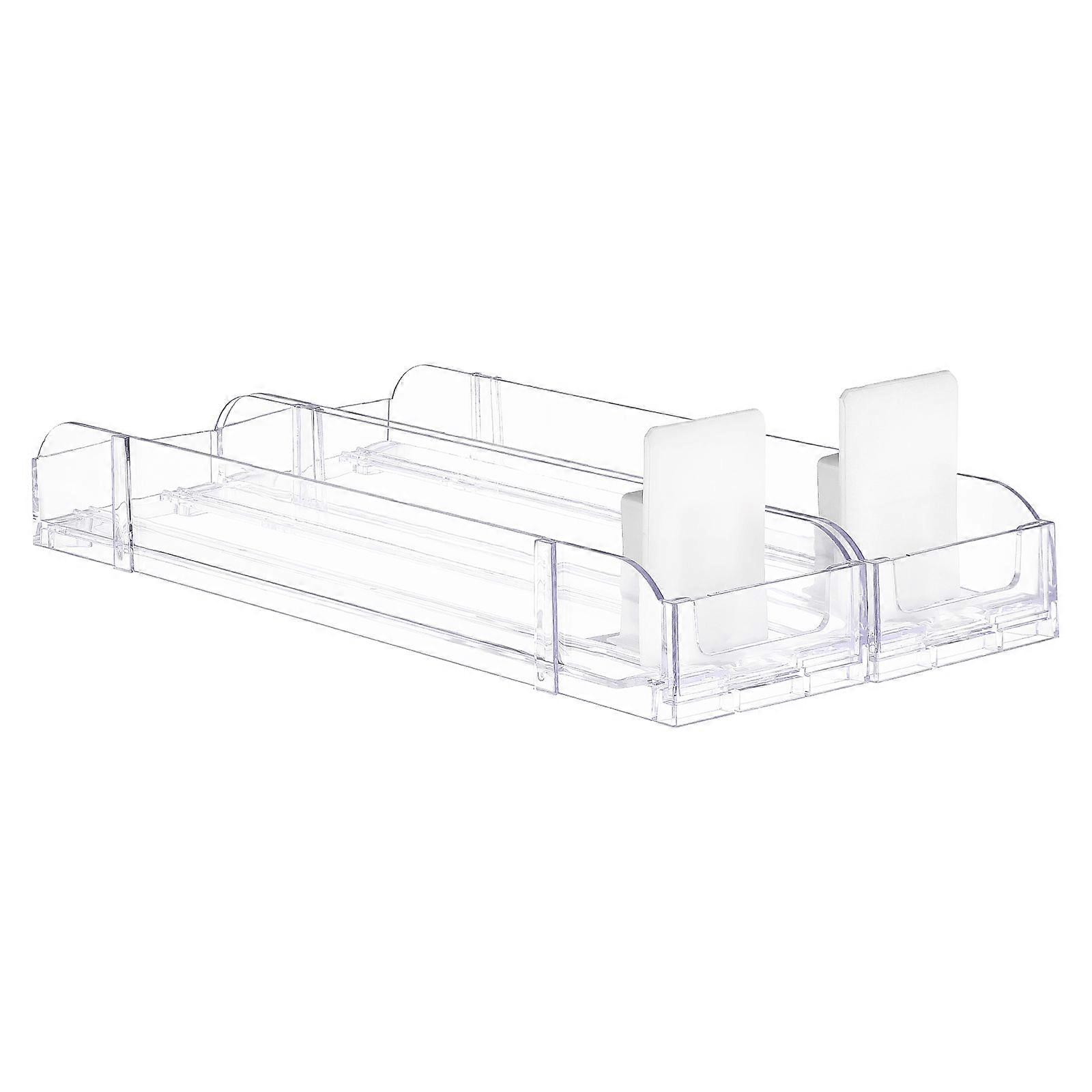 Showcase Acrylic Auto-Push Display Rack for Shop 50Pcs