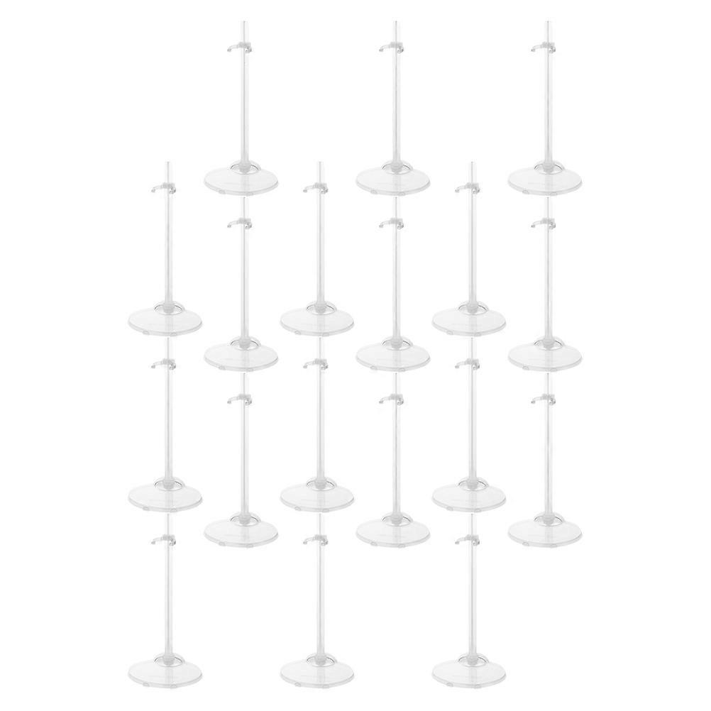 Doll Holding Stands Display Racks for Decoration 54Pcs Transparent Plastic