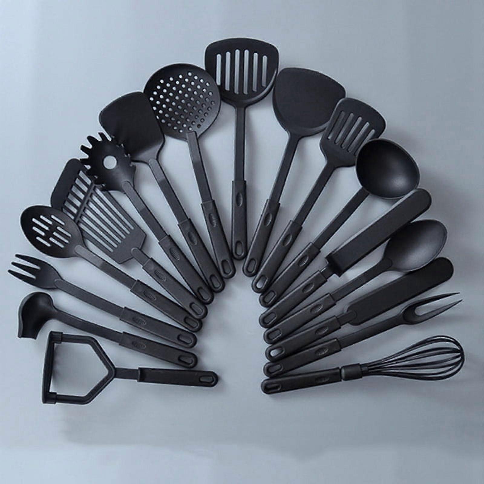 Kitchen Utensils Set of 17 Pcs Nylon Non-Stick Cooking Utensils SetKitchen Gadgets Tools for ( Free)