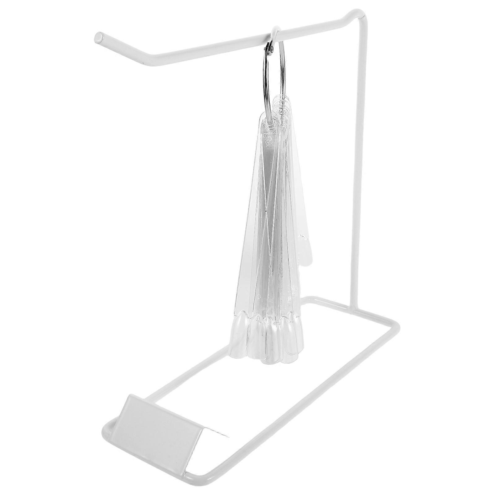 Nail Art Display Board with Iron Holder for Manicure Practice 3Sets Acrylic