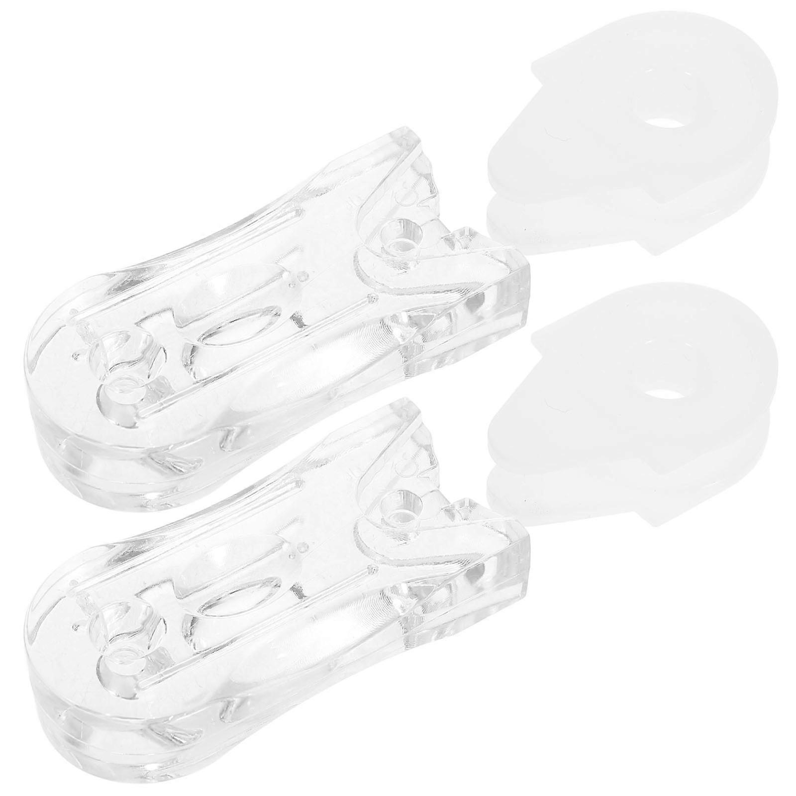 Heavy Duty Acrylic Curtain Pull Pendant for Blinds Pull Cord 4Pcs