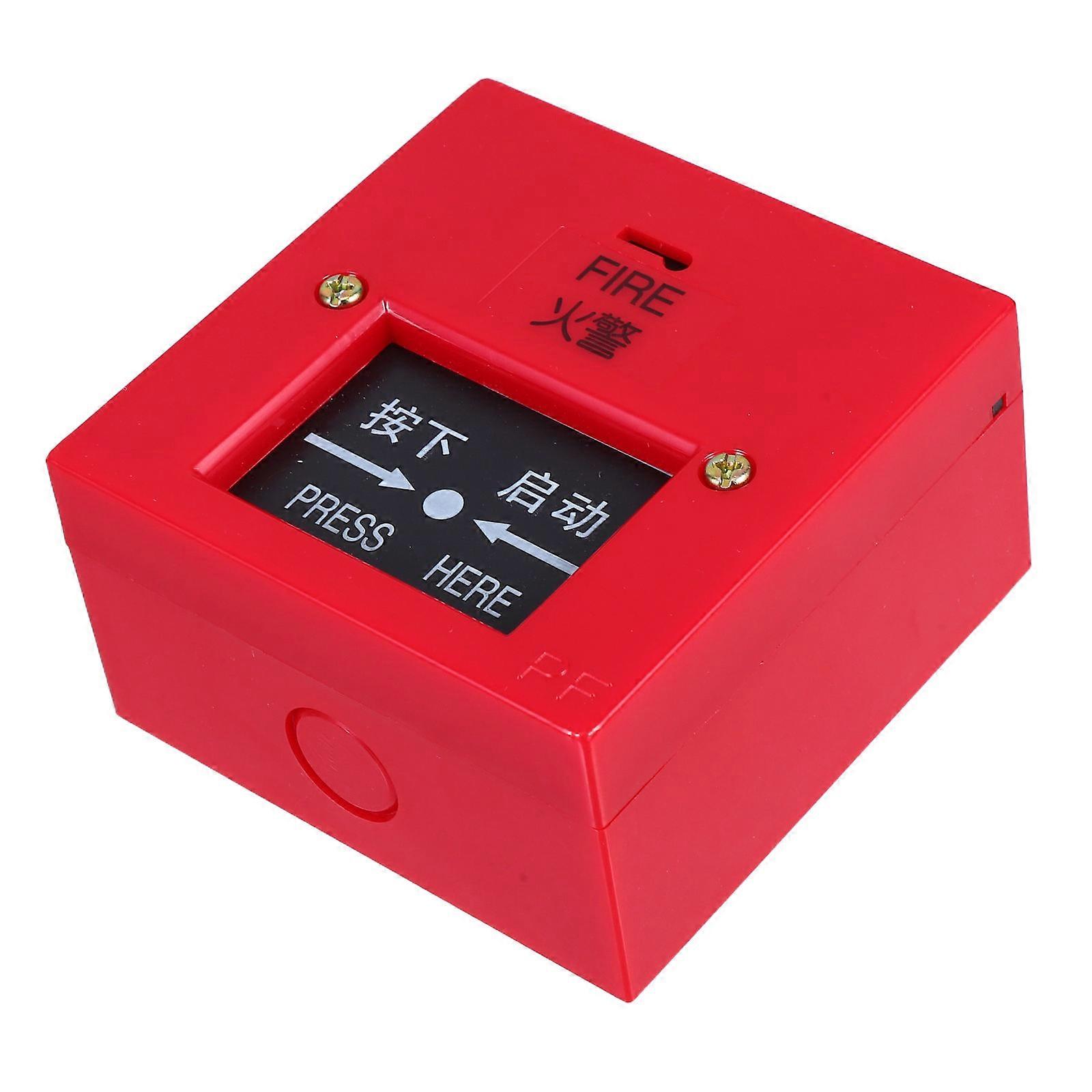Emergency Fire Alarm Button Manual Resettable Call Point 2Pcs